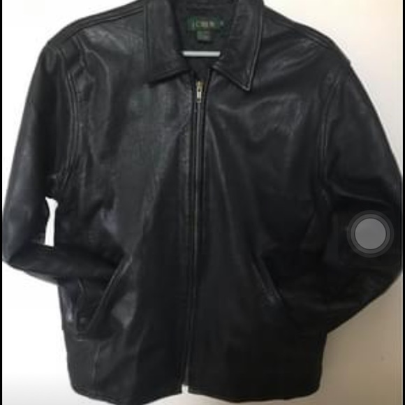 J.Crew Genuine Black Leather size S/M Unisex - Picture 2 of 5